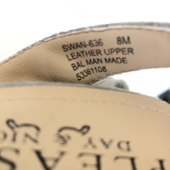 ♦️SOLD♦️PLEASURES Day & Night Swan Taupe Heel Sand - Picture 12 of 12